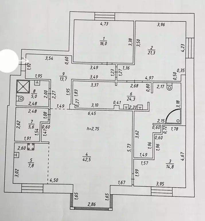 4-к кв. Татарстан, Казань ул. Габдуллы Кариева, 10 (151.0 м) - Фото 1