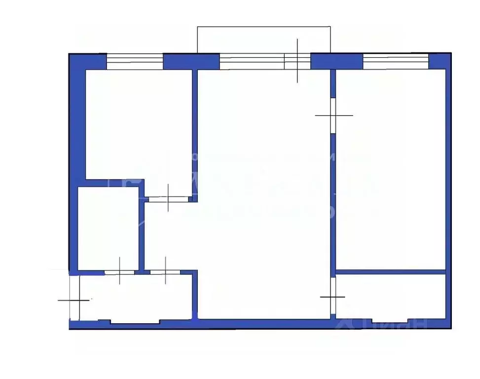 2-к кв. Кемеровская область, Кемерово ул. Дзержинского, 7 (44.0 м) - Фото 1