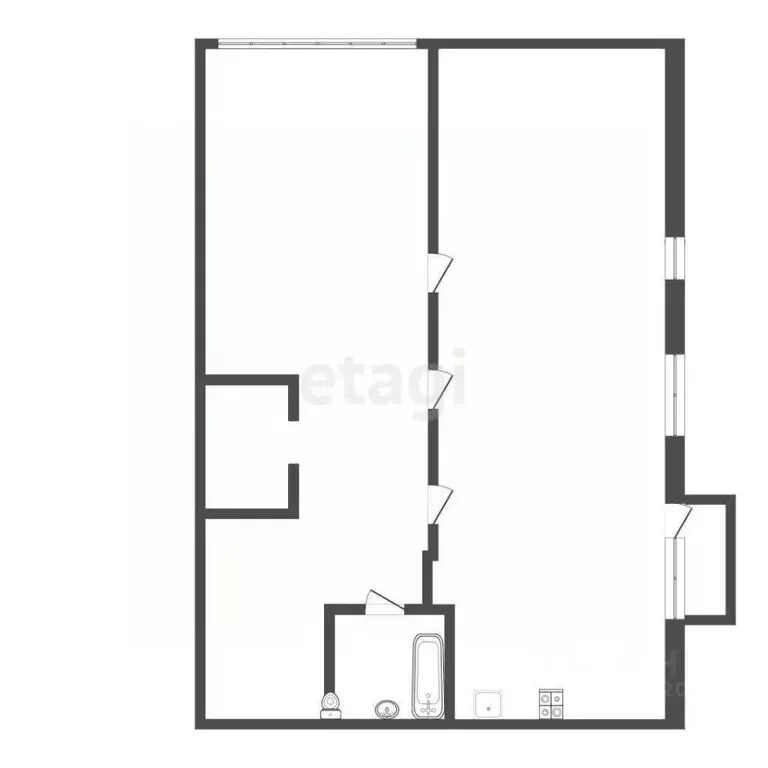 3-к кв. Ульяновская область, Ульяновск ул. Федерации, 124 (110.7 м) - Фото 2