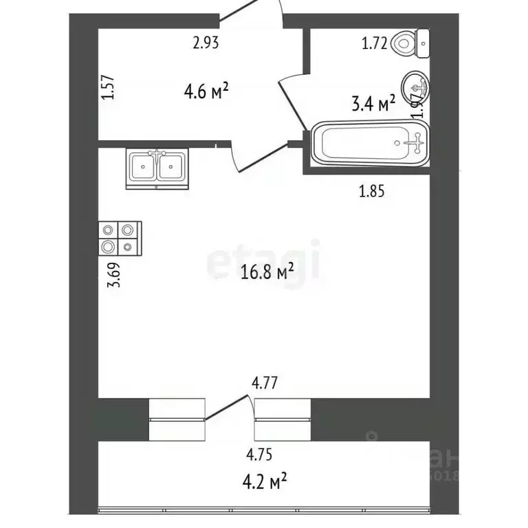 Студия Самарская область, Волжский район, Смышляевка городское ... - Фото 2