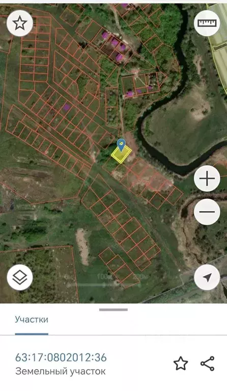 Участок в Самарская область, Волжский район, Черноречье с/пос  (12.0 ... - Фото 2