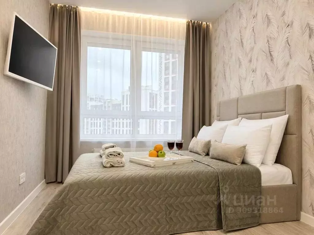 1-к кв. Башкортостан, Уфа ул. Рудольфа Нуреева, 7 (40.0 м) - Фото 1
