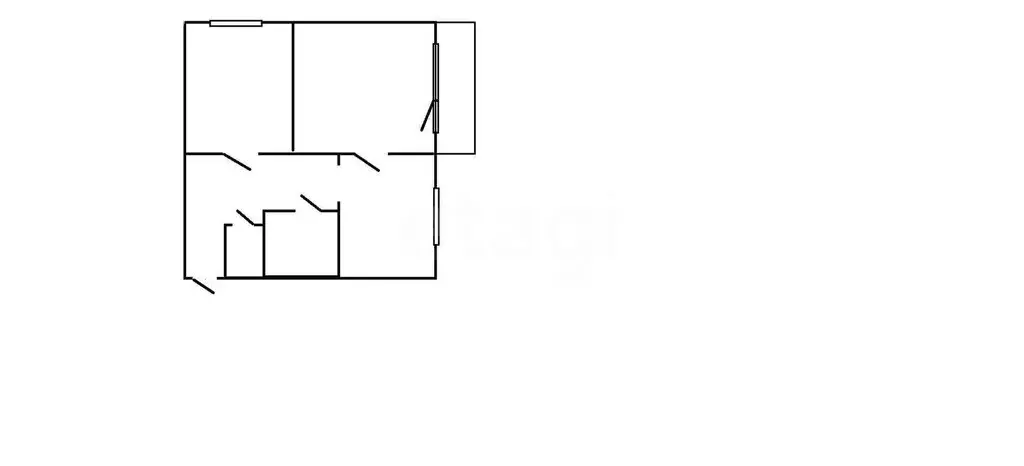2-комнатная квартира: Иншинский, 12 (44 м) - Фото 0