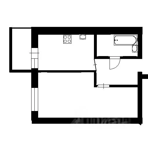 1-к кв. Башкортостан, Уфа ул. Мечтателей, 8 (37.26 м) - Фото 1
