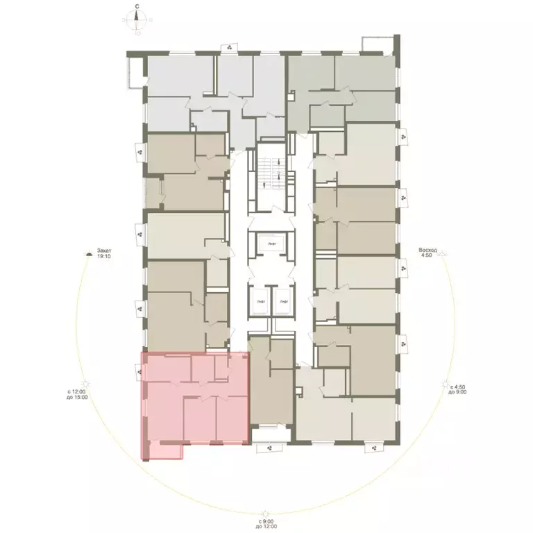 3-к кв. Башкортостан, Уфа Родина Парк жилой комплекс (62.7 м) - Фото 2