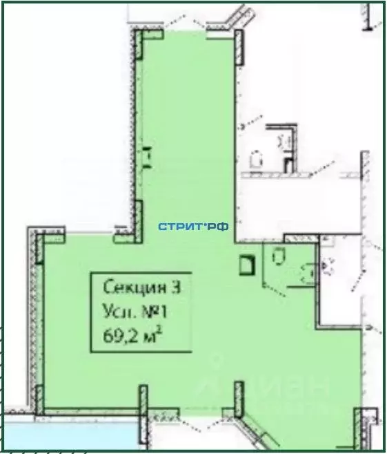 Торговая площадь в Московская область, Звенигород Одинцовский ... - Фото 2