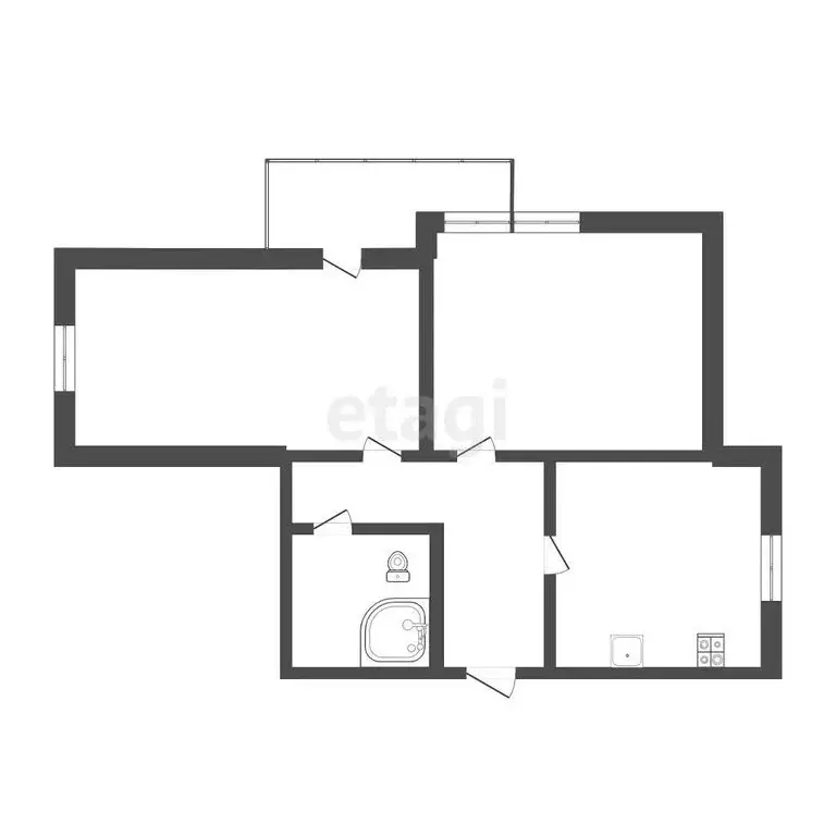 2-комнатная квартира: Тюмень, улица Баумана, 31/2 (78.3 м) - Фото 1