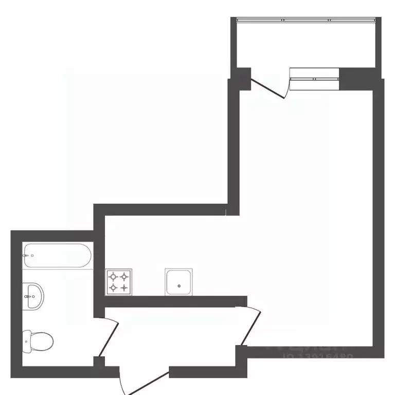 1-к кв. Пермский край, Пермь ул. Красные Казармы, 68 (30.1 м) - Фото 2