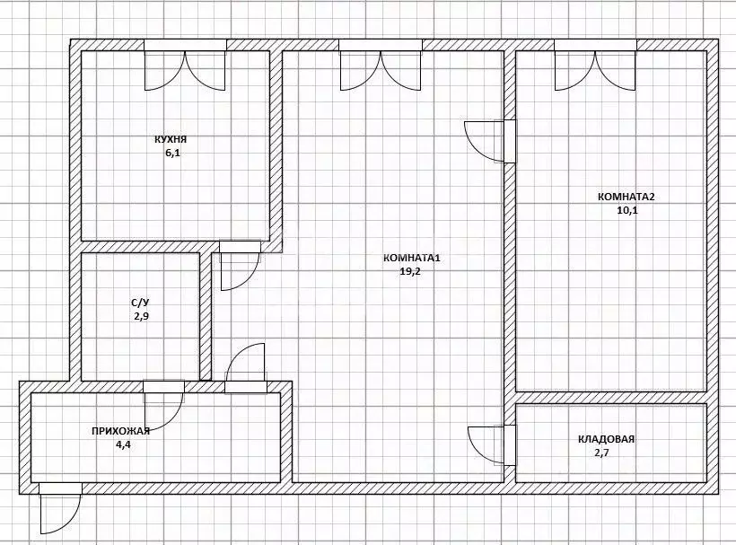 2-к кв. Брянская область, Брянск Московский просп., 116 (44.5 м) - Фото 2
