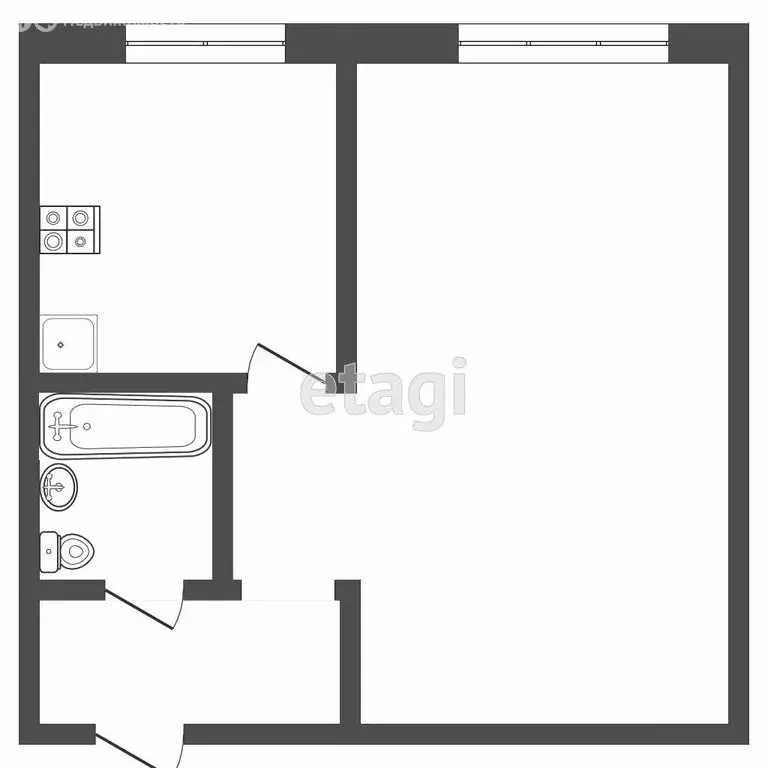 1-комнатная квартира: Саранск, Энергетическая улица, 10 (32.4 м) - Фото 1