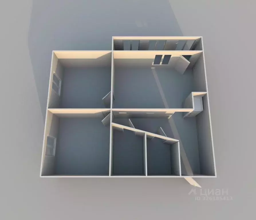 2-к кв. Курганская область, Курган ул. Радионова, 48 (40.0 м) - Фото 2