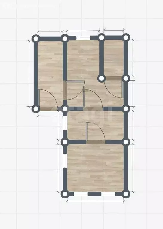 Дом в Южноуральск, Увельская улица (46.9 м) - Фото 1