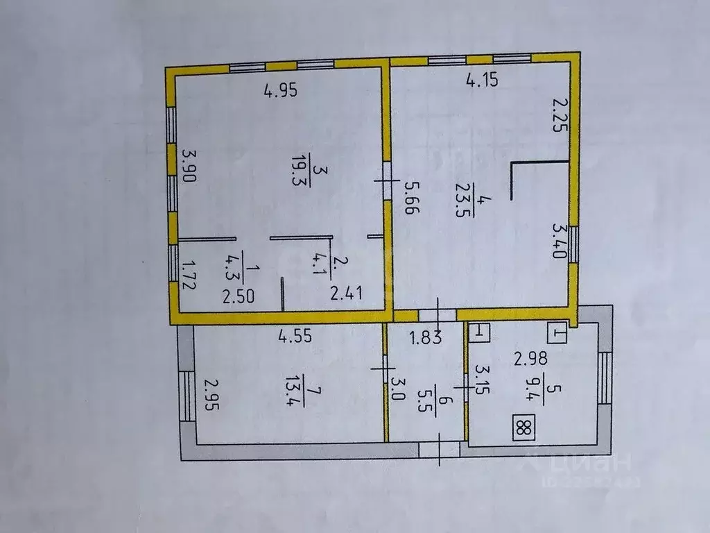 Дом в Удмуртия, Можга Можгинский район, ул. Гагарина, 45 (80 м) - Фото 2