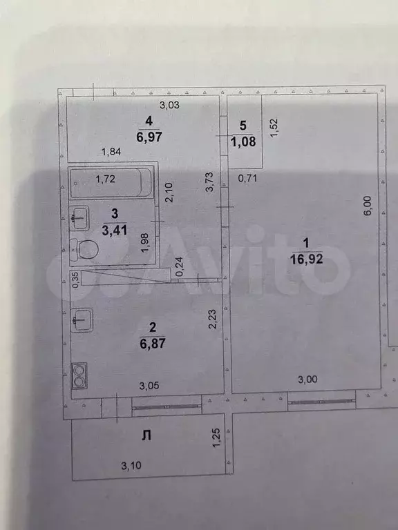 1-к. квартира, 36 м, 5/9 эт. - Фото 0
