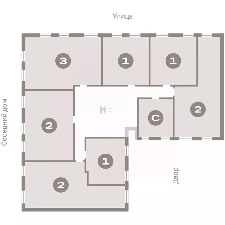 3-к кв. Курганская область, Курган Центральный жилрайон, Дом Кино ... - Фото 2