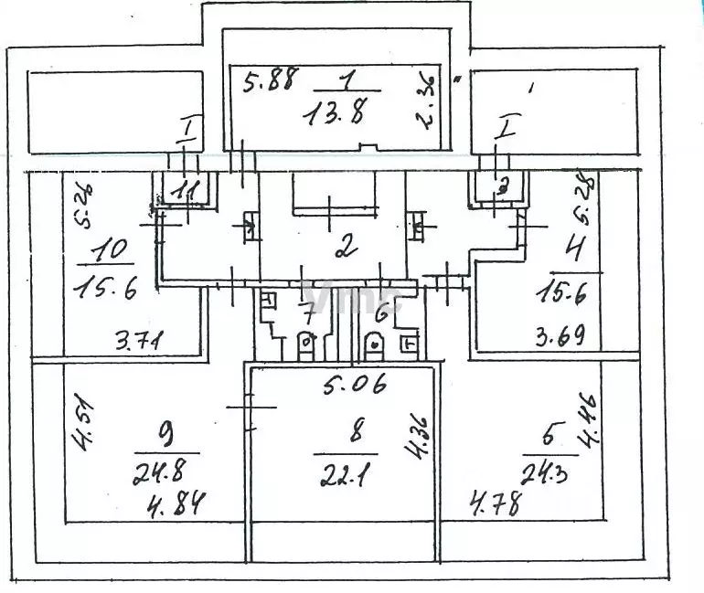 Помещение свободного назначения в Москва ул. Гиляровского, 16С2 (160 ... - Фото 2
