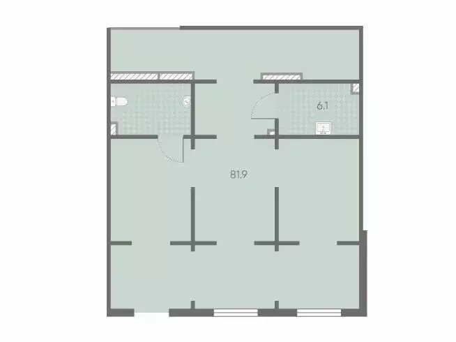 Офис (94 м) - Фото 1