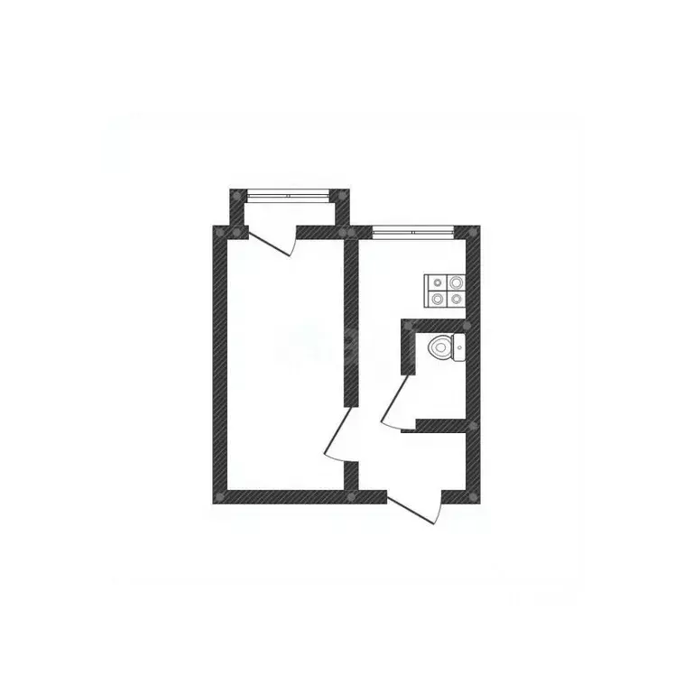 1-к кв. Алтайский край, Барнаул ул. Эмилии Алексеевой, 82А (30.0 м) - Фото 2