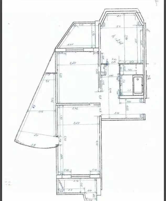2-к кв. Московская область, Балашиха 1 Мая мкр, 35 (75.0 м) - Фото 2