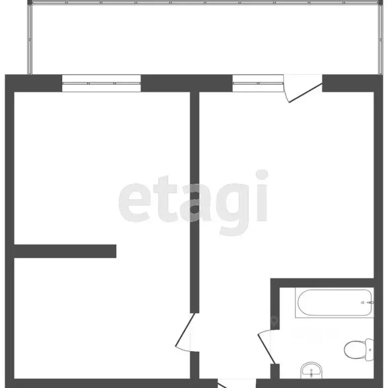 2-к кв. Томская область, Томск ул. Интернационалистов, 22 (56.0 м) - Фото 2