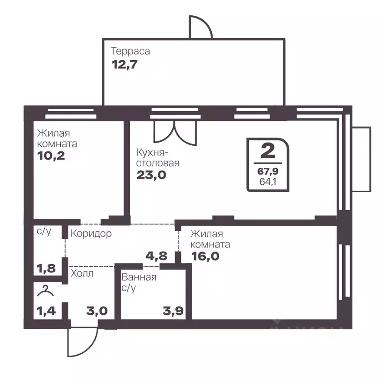 2-к кв. Челябинская область, Магнитогорск Голос Притяжение жилой ... - Фото 1