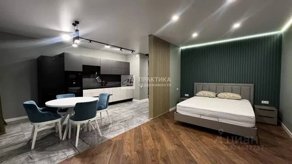 Студия Липецкая область, Липецк Нижняя Логовая ул., 11 (46.6 м) - Фото 2