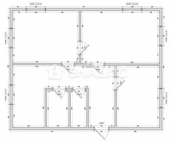 3-к кв. Пензенская область, Пенза Тамбовская ул., 1Г (64.4 м) - Фото 1