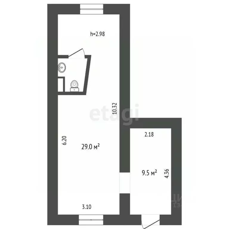 Торговая площадь в Белгородская область, Белгород ул. Мичурина, 64 (40 ... - Фото 2