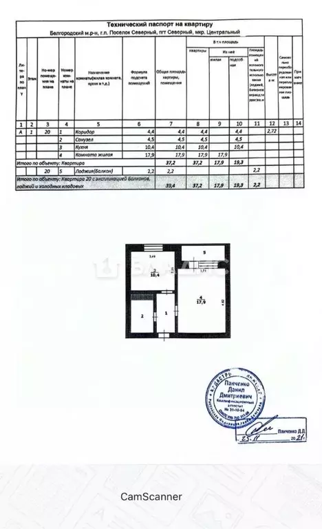 1-к кв. Белгородская область, Белгородский район, Северный городское ... - Фото 2