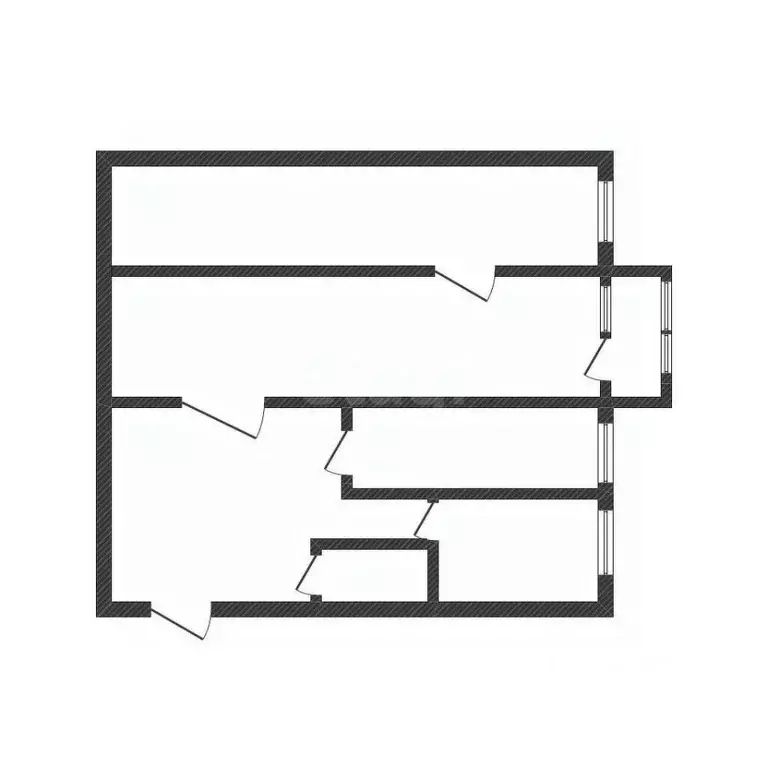 3-к кв. Смоленская область, Ярцево Краснооктябрьская ул., 12 (54.4 м) - Фото 2