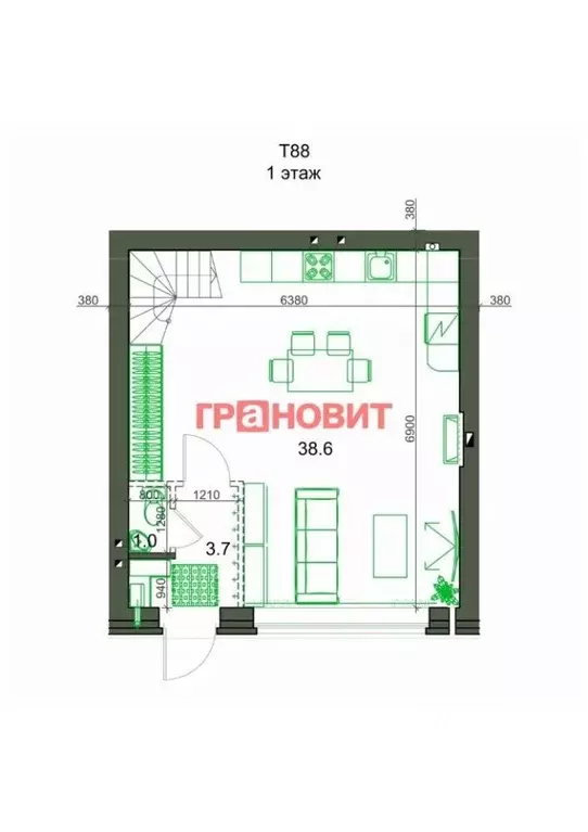 Дом в Новосибирская область, Новосибирский район, Станционный ... - Фото 1