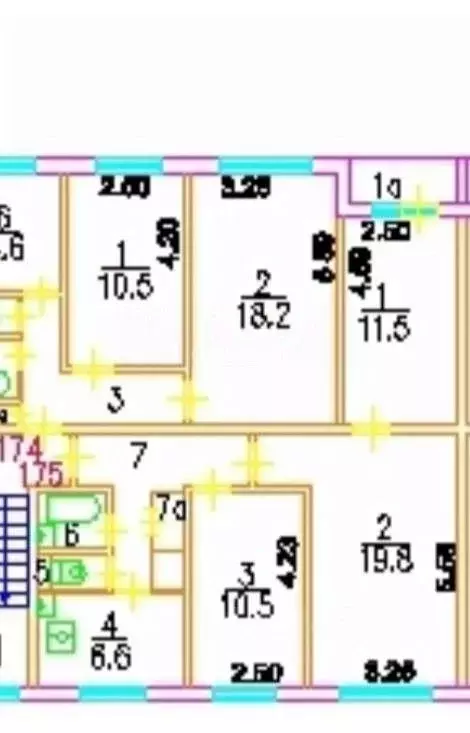 3-к кв. Москва Сумской проезд, 12К1 (58.4 м) - Фото 2
