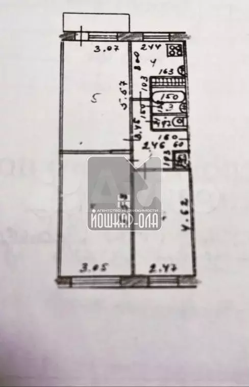 3-к. квартира, 60 м, 4/5 эт. - Фото 0