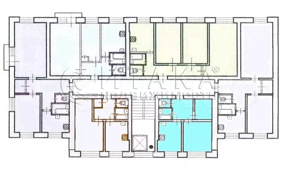 1-к. квартира, 30,8 м, 5/9 эт. - Фото 1