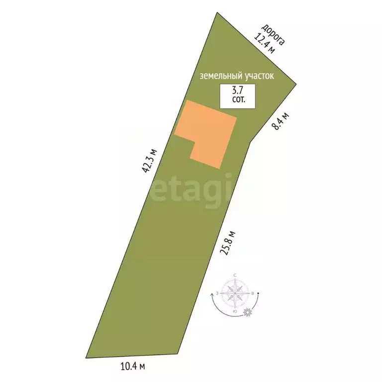 Дом в Крым, Саки Весна СПК, ул. Лесная (112 м) - Фото 1