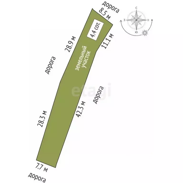 Участок в Крым, Ялта муниципальный округ, пос. Горное ул. Лесная (4.4 ... - Фото 2