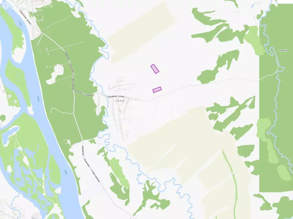 Участок в село Силино, Трудовая улица (560 м) - Фото 1