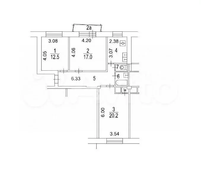 3-к. квартира, 72 м, 5/8 эт. - Фото 0