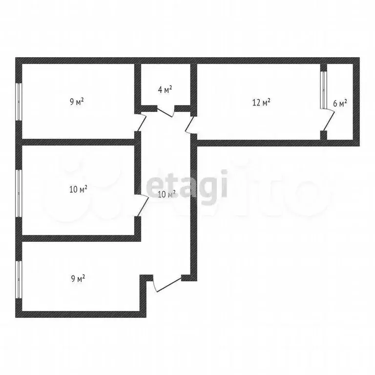 3-к. квартира, 70 м, 5/10 эт. - Фото 0