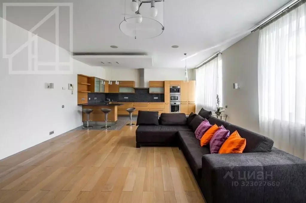 5-к кв. Москва 1-й Смоленский пер., 17 (204.0 м) - Фото 2