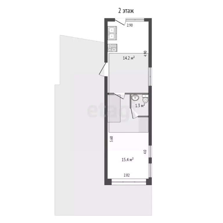 5-к кв. Крым, Ялта муниципальный округ, Отрадное пгт ул. Отрадная, 25Б ... - Фото 2