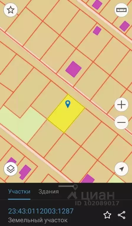 Участок в Краснодарский край, Краснодар городской округ, Октябрьский ... - Фото 2