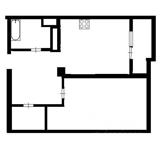 1-к кв. Челябинская область, Челябинск ул. Академика Королева, 44 ... - Фото 2