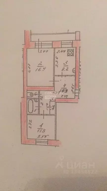 2-к кв. Марий Эл, Йошкар-Ола Первомайская ул., 78 (55.0 м) - Фото 1