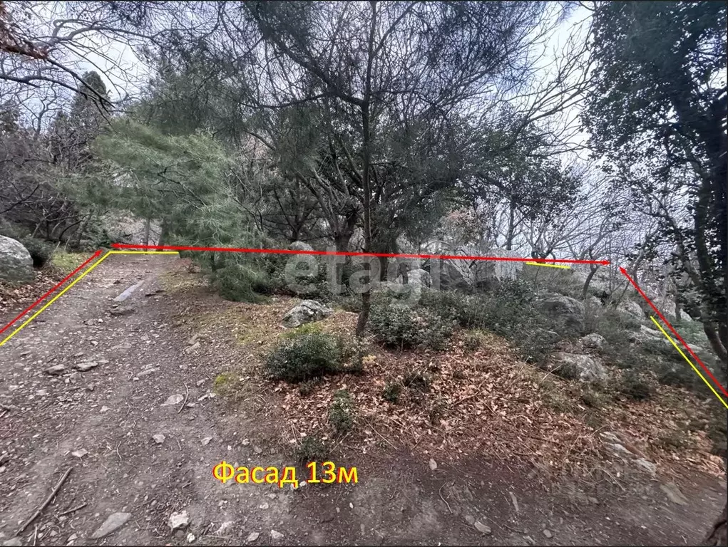 Участок в Крым, Ялта муниципальный округ, Симеиз пгт  (6.0 сот.) - Фото 0