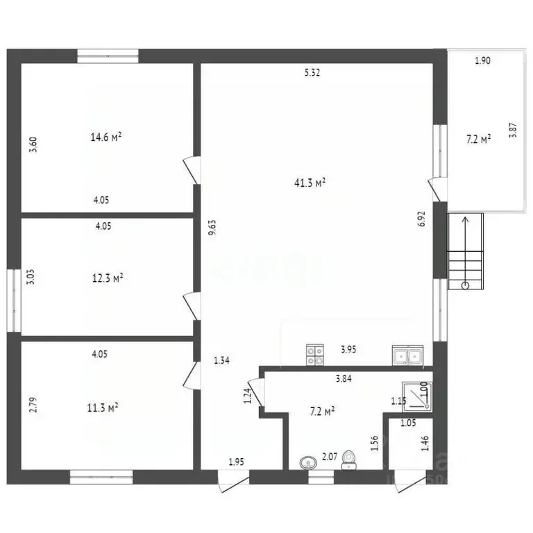 Дом в Севастополь Балаклавский муниципальный округ, Поиск садовое ... - Фото 2
