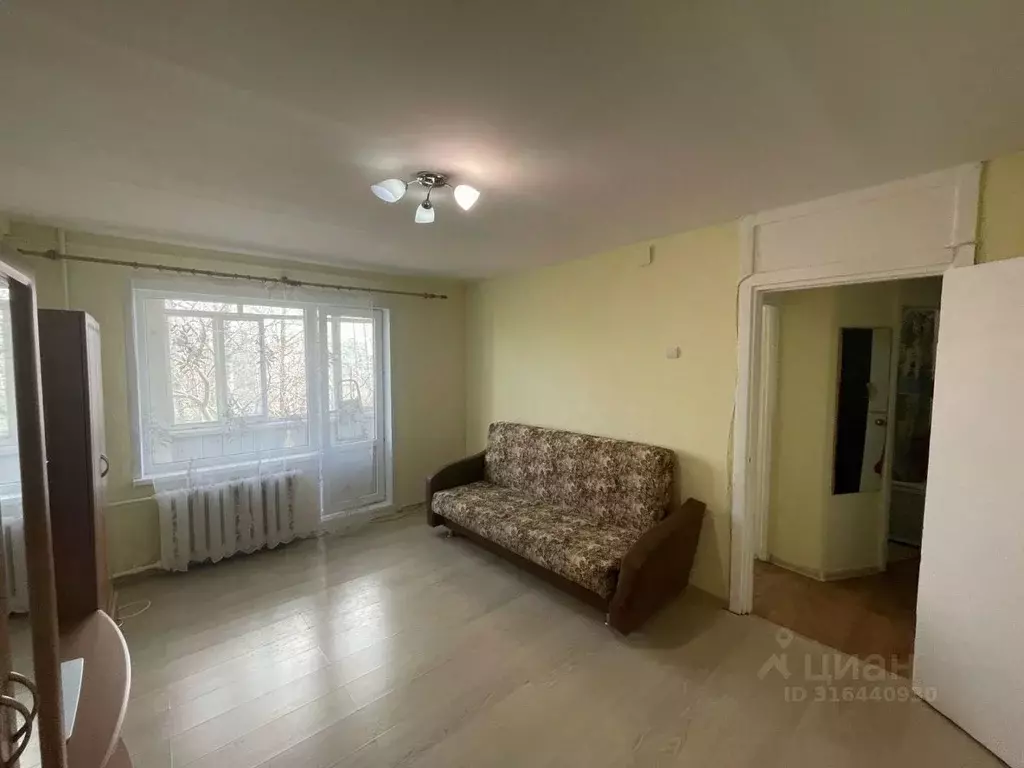 1-к кв. Татарстан, Казань ул. Комарова, 2/3 (30.0 м) - Фото 1