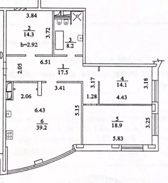 3-к кв. Московская область, Реутов Лесная ул., 11 (107.3 м) - Фото 2