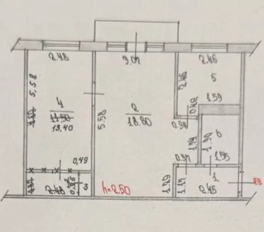 2-к кв. Чувашия, Чебоксары ул. Мичмана Павлова, 3 (44.0 м) - Фото 1