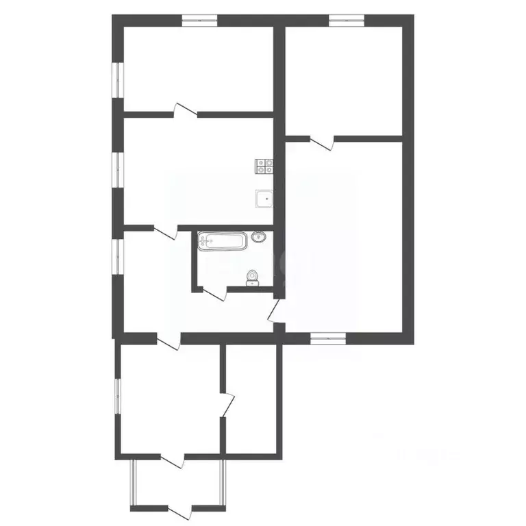 3-к кв. Тульская область, Богородицк РОС тер., 17 (60.8 м) - Фото 2